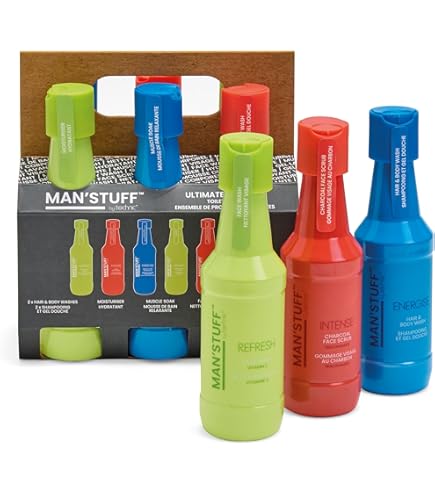 Technic Man'Stuff Body Care Essentials Basket Gift Set