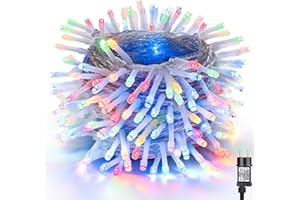NEXVIN Guirlande Lumineuse Sapin de Noel 20M 200 LED Multicolore Lumiere Sapin de Noel, Guirlande Electrique avec Minuterie 8 Modes, Decoration Noel Exterieur et Interieur