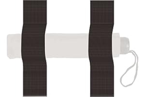 ‎TRUNKEXPERT TrunkExpert Auto-Klettverschluss-Streifen, Zweier-Set, 20x5x0,3 cm, Kofferraum-Organizer, flexibel, widerstandsfähig, schwarz, wasserdicht, zur Fixierung von transportierten Gegenständen