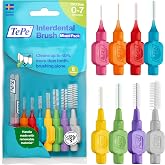 TePe İnterdental fır&ccedil;a karışık ISO boyutu 0-7 (0,4-1,3 mm) / Diş arası boşlukların kolay ve derinlemesine temizlenmesi i&ccedil;in /