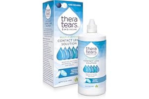 TheraTears Multi-Purpose Contact Lens Solution 360ml/Cleans, Disinfects, Lubricates and Hydrates Your Contact Lenses/Added Aloe Vera Known to Soothe and Refresh/Suitable for All Lens Types