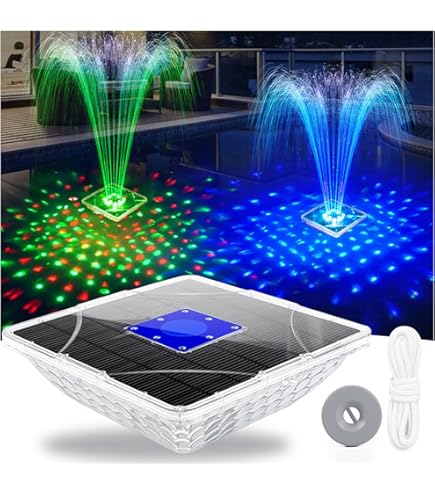 AWSAD Luce Della Fontana A LED IP68 Impermeabile Luci Del Paesaggio Dello Stagno Luci Per Immersioni Subacquee, Laghetto, Piscina (Color : Blue Light, Size : 9W - Foto 7