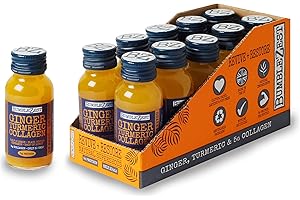 BUMBLE ZEST BumbleZest Revive & Restore: Ginger, Turmeric & Collagen Health Shot 60ml (Pack of 10)
