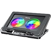 Classone GT102 Gaming Laptop Soğutucu, 2200rpm, Rgb Işıklı, Led Display, Notebook Soğutucu Stand
