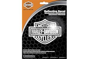 HARLEY-DAVIDSON Logo Reflektierender Aufkleber Vinyl Auffällig 14,5 x 11,5 cm