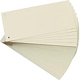 Herlitz 10843647 Divider Strips, Pack of 100