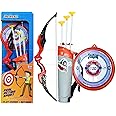 FunBlast Bow and Arrow Toy Set – Target Shooting Archery Toy Set, Real Action Shooting Bow and Arrow, Indoor and Outdoor Shooting Game, 1 Bow and 3 Arrow (A)