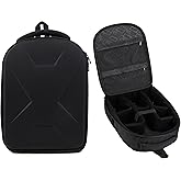 GadgetBite Camera Bag Hardshell Water Resistant Professional Camera Backpack with Rain Cover Customizable Shockproof Lens Poc