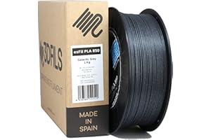 3DFILS - Filamento Glitter para impresión 3D esFil PLA MAX: 1.75 mm, 1 Kg,Galactic Gray