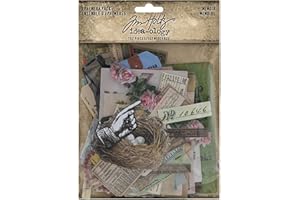 ADVANTUS Tim Holtz Ephemera Pack Memoir Artisanat en Papier, Multicolore