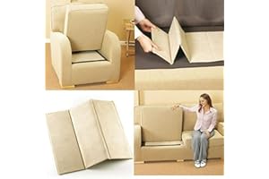 THEWHITEWATER LIMITED TheWhiteWater – Sofa Seat Support Boards – Sagging Rejuvenator Two Seaters (White – 90 x 48 cm) Armchair Couch Saver | Wood Bars Slates – Seat Under Cushion (White, Two Seater)