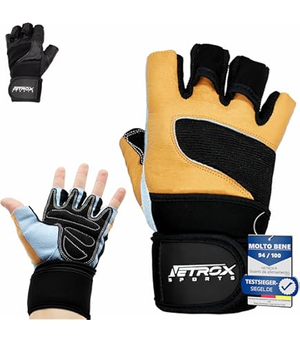 2 Paia Guanti Palestra Unisex - Antiscivolo, Traspiranti, Con Silicone, Per Sollevamento Pesi E Crossfit - Foto 10