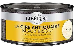 LIBERON Cire antiquaire Black Bison® en pâte Incolore, 500cc