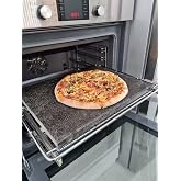 Doğal Bazalt Fırın Taşı - Tam Fırın Boyutu (30x40cm) - Pizza Tasi, Ekmek Tasi, Mangal Tasi