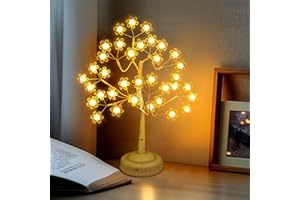 DA LIGHT Światła drzewa LED dekoracja bożonarodzeniowa, drzewko świetlne zasilane USB/bateryjnie, 2700K ciepła biel DIY gałąź drzewa, 35 LED oświetlenie drzewa ściemnialne do wnętrz, 8 trybów oświetlenia