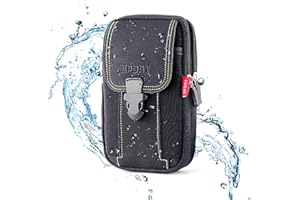 FLZONHUT Porta Cellulare Da Cintura,Marsupio Tattico,Sportivo da Uomo,Multifunzionale Borsello da Cintura Mobile Custodia Verticale con Clip per Cellulare,Campeggio,Escursionismo,Ciclismo