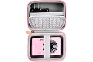 PSofcake Funda para cámara compatible con cámara Lecran, AbergBest, Aufoya, Besungo, NEZINI, Sevenat, Zostuic, IEBRT, cámara digital FHD 1080P, 36,0 MP, Vlogging, soporte para cable USB (solo