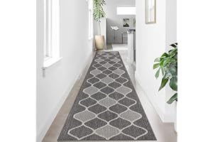Cekene Carpet Runners for Hallways Non Slip 65x300cm Long kitchen Runners Machine Washable Low Profile Floor Runner Rug for Kitchen Hallway Entryway Laundry Room