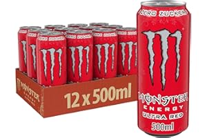 Monster Energy Ultra Red! - 16 Oz Cans - 12 Pack by Monster Energy