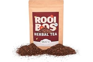 BATU Roibos infusiones a granel | 200g | 100% ingredientes naturales | Combate gases e hinchazon adultos con rooibos