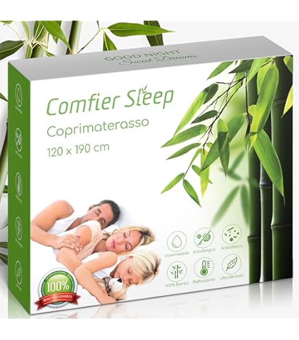 Coprimaterasso Impermeabile Una Piazza E Mezza - 120x190/200 Cm, Cotone E Spugna, Antiacaro, Con Angoli Elasticizzati - Foto 4