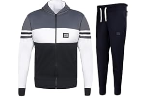 GUBA® Boys Tracksuit Bottoms, Sweatshirt Hoodie and Joggers, HNL Design Pants Boys' Tracksuits Trousers, Kids Tracksuit Full Set for Peripatetic, Jogging Bottoms 7-13 Years