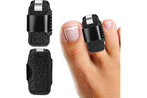 LINXIU Zehenschiene von Gebrochener Zeh Zehenglätter Zehenbegradiger zum Ausrichten und Stützen der Zehen für Hammerzehen Gebogene Zehen 2Pcs