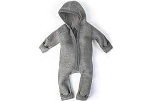 Ehrenkind® Walkoverall | Baby Wollwalk-Overall aus Merino Schurwolle mit Reißverschluss | Walk Wolle Woll-Anzug für Kleinkind und Baby | Babyoverall für kalte Tage