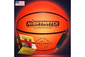 NIGHTMATCH Pallone da basket a LED