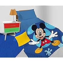 Copriletto Mickey Colors In Cotone - Primaverile, Anallergico | Misura 170x260 Cm - Foto 5