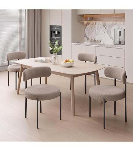 ASTIMESA Küchenstühle 2er Set – Metallgestell, Graues Kunstleder, Gepolstert, Sitzhöhe 45 Cm