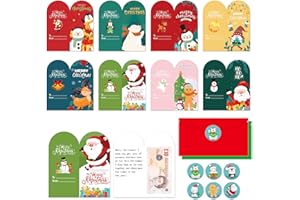 ZKFSIE 24 Christmas Money Wallets Set – Gift Envelopes for Money, Christmas Cards Pack with Envelopes & Stickers, Perfect for Secret Santa & Cash Gifts