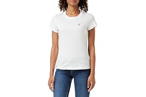Calvin Klein Jeans CK Embroidery Slim Tee T-Shirt Donna