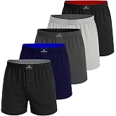 Anthony Jackson%100 Pamuk 5'li Kutu Premium Havlu Bel Erkek Boxer Valerio