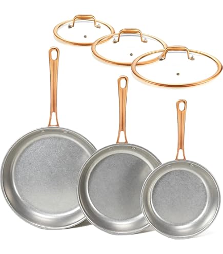 Gotham Steel Hammered Collection potten en pannen 10-delige premium keramische kookgerei-set - met drievoudig gecoat ultra anti-aanbak oppervlak voor gelijkmatige verwarming, oven, kookplaat en vaatwasser bestendig Gotham Steel Hammered Collection potten en pannen 10-delige premium keramische kookgerei-set - met drievoudig gecoat ultra anti-aanbak oppervlak voor gelijkmatige verwarming, oven, kookplaat en vaatwasser bestendig