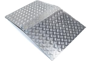 Aidapt Aluminium Bridging Threshold Ramp,Three Lengths&Heights,Scooter,Wheelchair,Kerb,Portable,Lightweight,Mobility,Elderly,Anti-Slip Pads,Durable,Rust Resistant,No Tools Required,Max Load 272kg