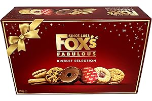 FOX'S Foxs Fabulously Biscuit Selection Assortment Luxury Box |9 Varieties |Milk/Dark Choc Chunkie Cookies |Orange Sundae |Milk Chocolate Rounds |Viennese Fingers |Jam Creams |Golden/Butter Creams & Crunch
