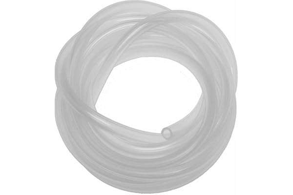 2m Tuyau à lait en silicone pour Philips Senseo Latte Dou, 5x8mm (intérieur 5mm, extérieur 8mm), transparent, pour la sécurité alimentaire