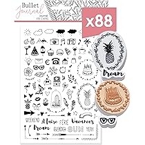 Kit Timbri Bullet Journal Aladine - 25 Timbri Mese Universali Per Agenda E Planner - Modello 03939 - Foto 3