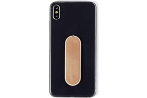MOMOSTICK - L'original! Support pour téléphone Portable et poignée pour Smartphones et tablettes– téléphone Portable Bague pour iPhone Samsung Huawei (iSeries - PU Or)