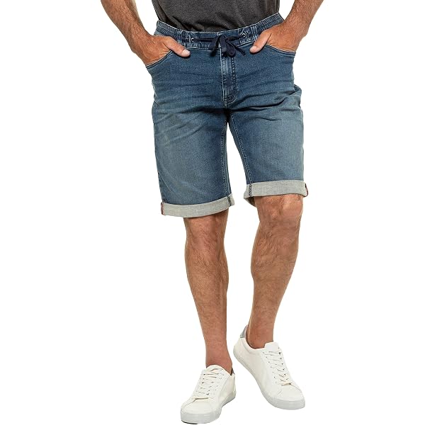 JP 1880 Herren Bermuda Shorts In Übergrößen – Bauchfit, 5-Pocket, Stretch-Denim, Verfügbar Bis 8XL