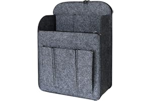 SHINGONE Felt Bag Organiser Backpack for Men and Women, Backpack Organiser with Key Ring, Backpack Organiser Handbags for Backpack, Grey, XL