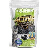 Solomon Active Carbon 500 Gr Koku Giderici - Kedi Kumu Koku Giderici Kokusuz Kedi Tuvaleti Doğal Kum Kokusu &Ouml;nleyici Aktif Ka