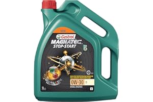 Castrol Magnatec Stop-Start 0W-30 D, Huile Moteur, Spécifique au véhicule, Vert, 5L