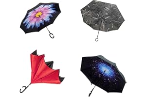 tempo di saldi Ombrello Inverso Reversibile con Apertura Scatto Soluzione Ideale per la Pioggia