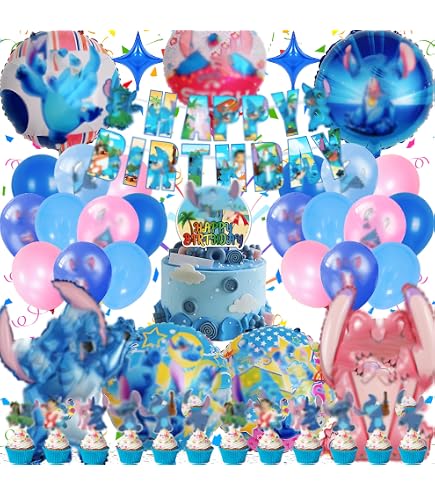 Lilo & Stitch Kindergeburtstag-Partyset Für 8-16 Gäste