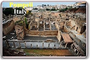 Photosiotas Italy Pompeii Aimant de réfrigérateur