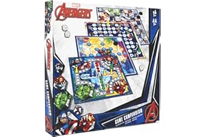 Shuffle - Multijeux Avengers - Marvel - Jeu de société Enfant - à Jouer en Famille ou Entre Amis – à partir de 5 Ans