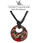 Venetiaurum by Linea Italia - Collana Donna in vetro originale di Murano e argento 925 - Gioiello made in Italy certificato