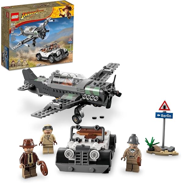 LEGO Indiana Jones 77012 Fighter Plane Escape (387 Pieces): Amazon 